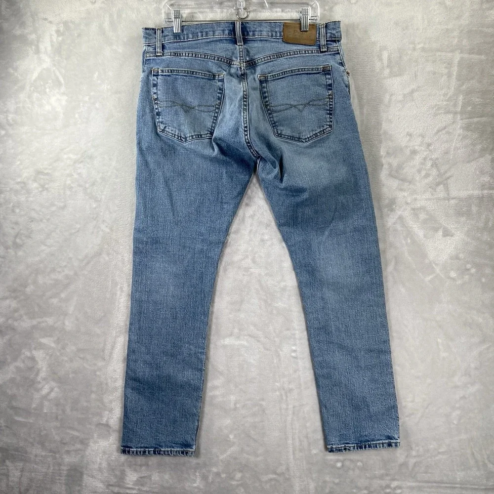 Polo Ralph Lauren Jeans men's 33x29 Sullivan Slim Fit Denim Blue Distressed